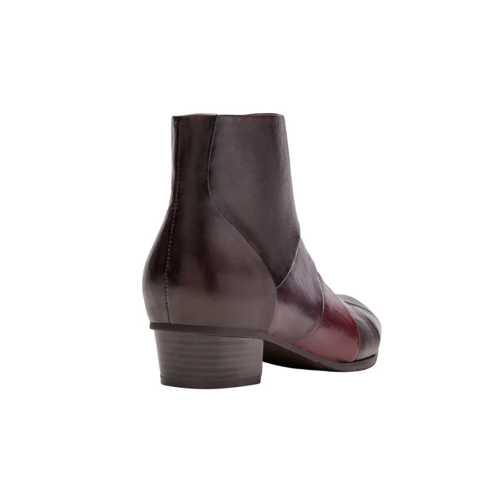 Regarde Le Ciel Stefany 172 Testa Di Moro/Vino/Sangria Bootie (Women's)