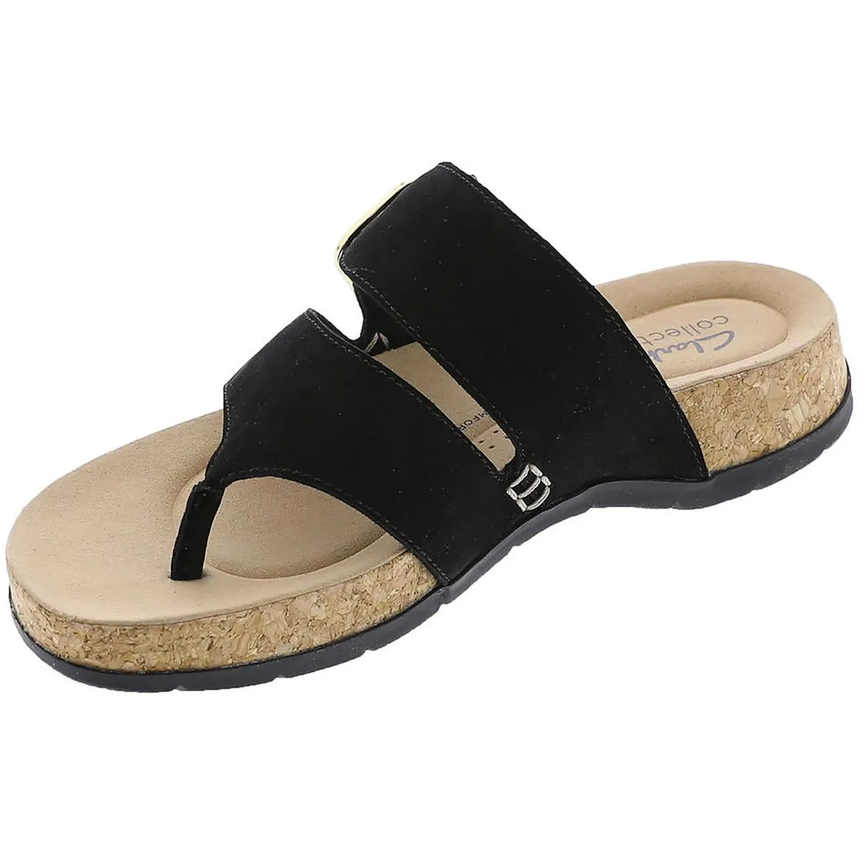 Reliegh Park Womens Leather Flip-Flop Thong Sandals