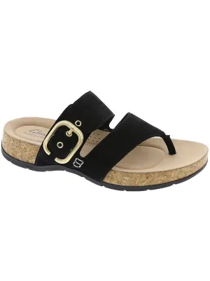 Reliegh Park Womens Leather Flip-Flop Thong Sandals
