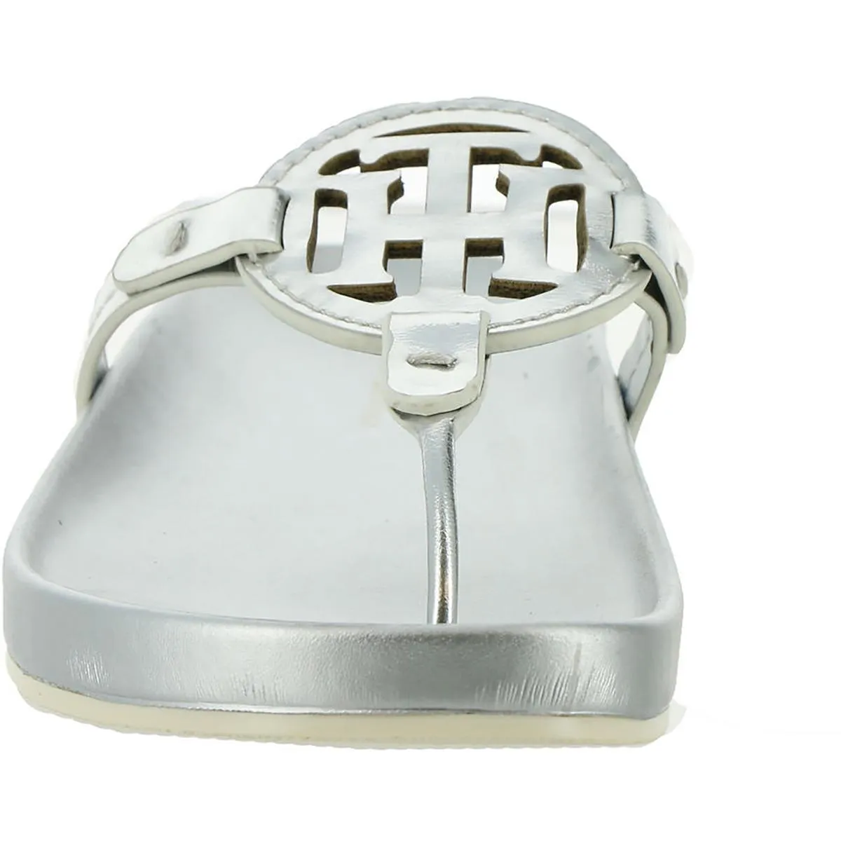 Relina Womens Faux Leather Thong Sandals