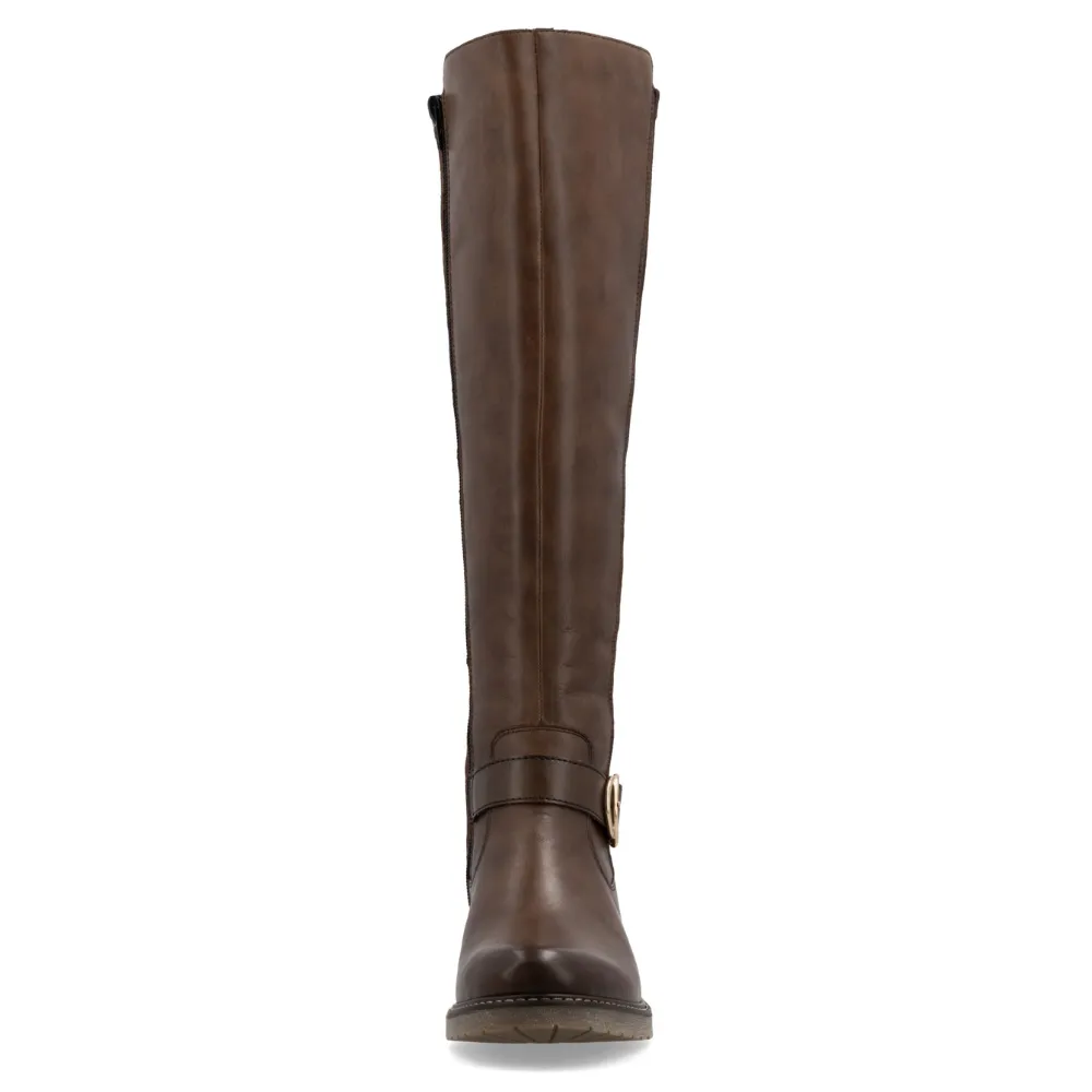 Remonte Aida 73 Mahogany Leather High Boot (Women's)