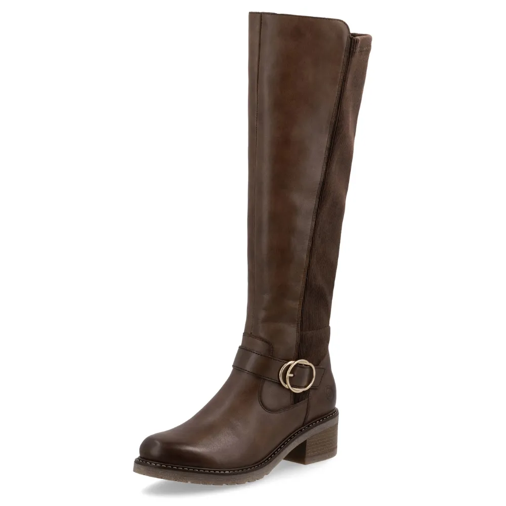 Remonte Aida 73 Mahogany Leather High Boot (Women's)