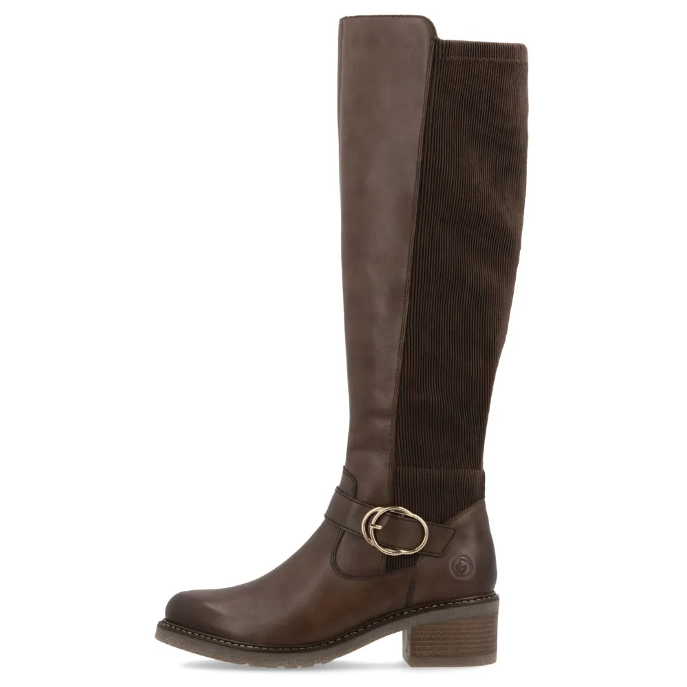 Remonte Aida 73 Mahogany Leather High Boot (Women's)