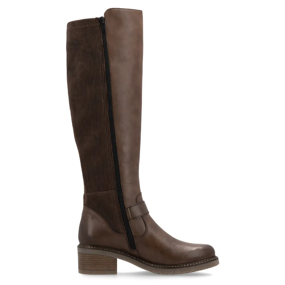 Remonte Aida 73 Mahogany Leather High Boot (Women's)