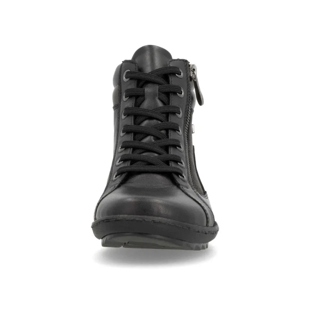 Remonte Liv 58 Black/Antique Leather Boot (Women's)