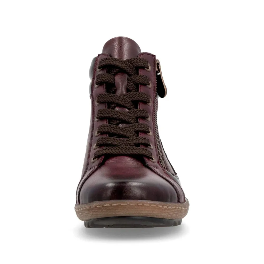 Remonte Liv 58 Vino/Havanna Leather Boot (Women's)