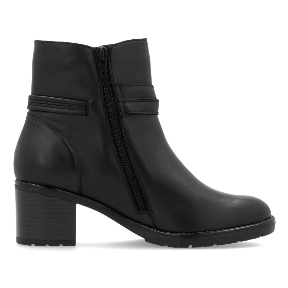 Remonte Sontje 73 Black Leather Boot (Women's)