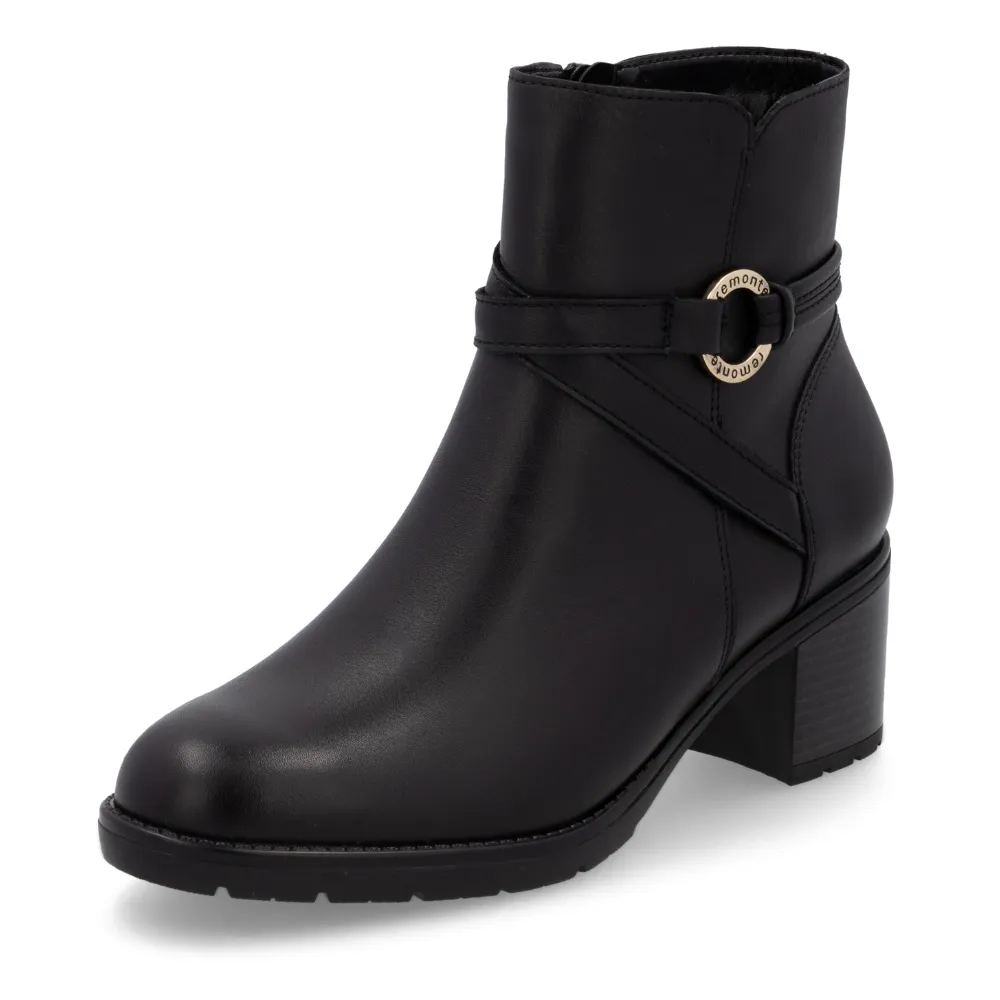 Remonte Sontje 73 Black Leather Boot (Women's)