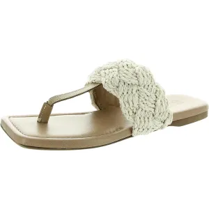 Replenish Womens Leather Slip On Thong Sandals