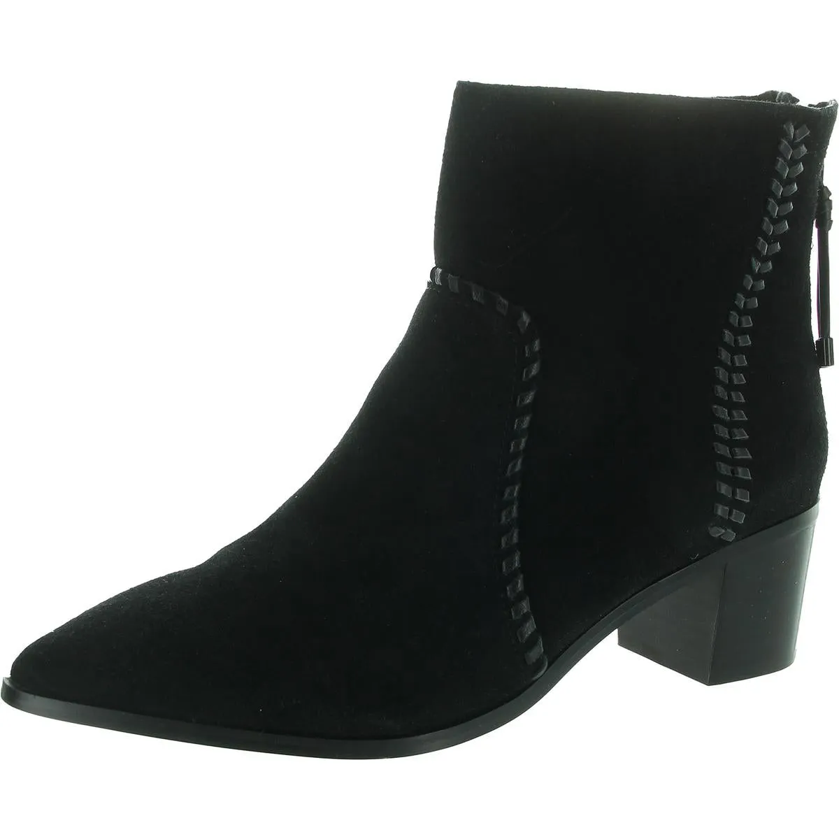 Revamp Womens Zipper Suede Booties