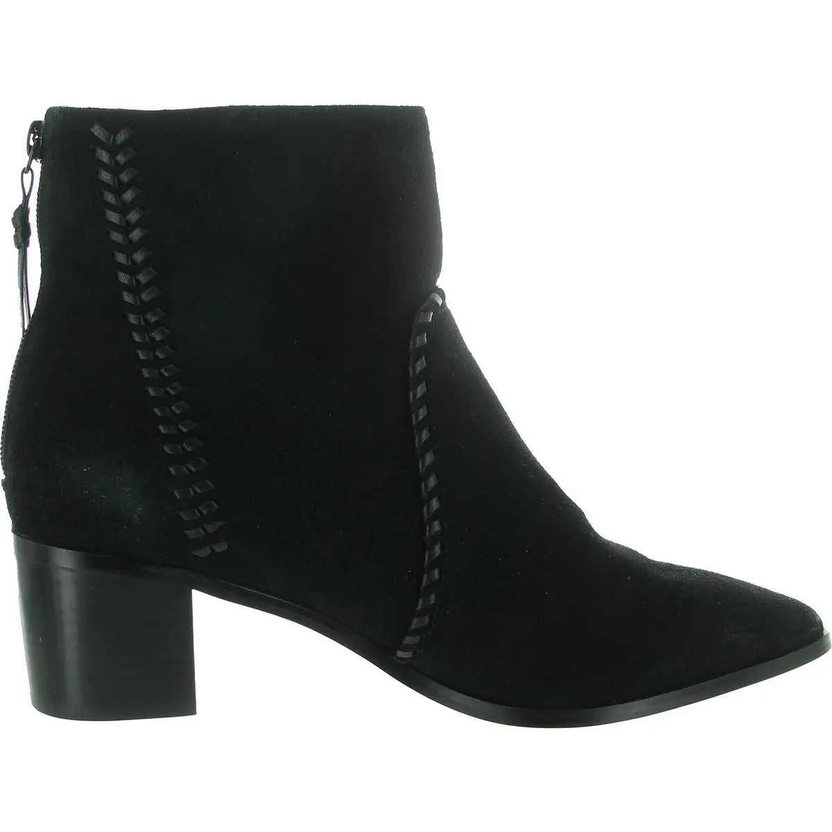 Revamp Womens Zipper Suede Booties