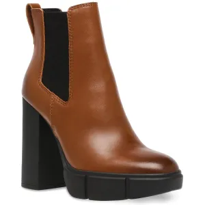 Revised Womens Leather Platforms Chelsea Boots