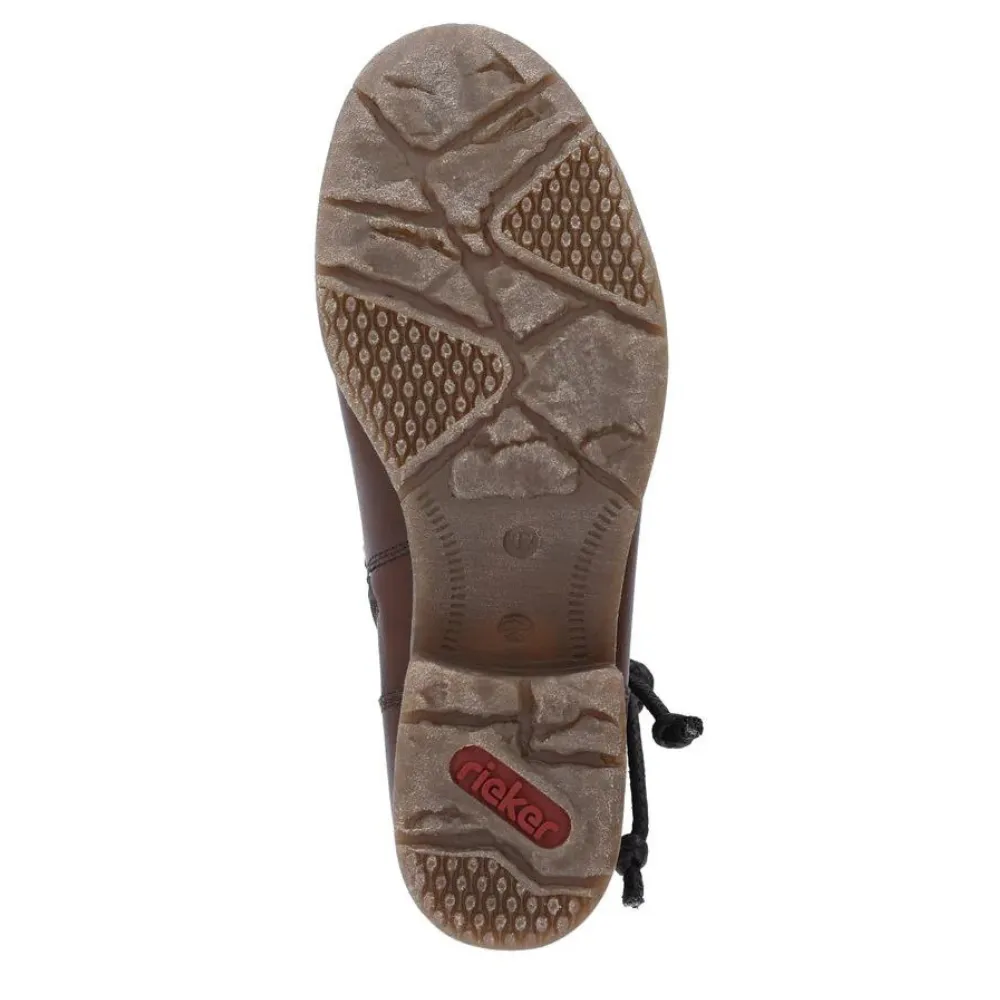 Rieker 79688 Fee Brown/Graphit Boot (Women's)