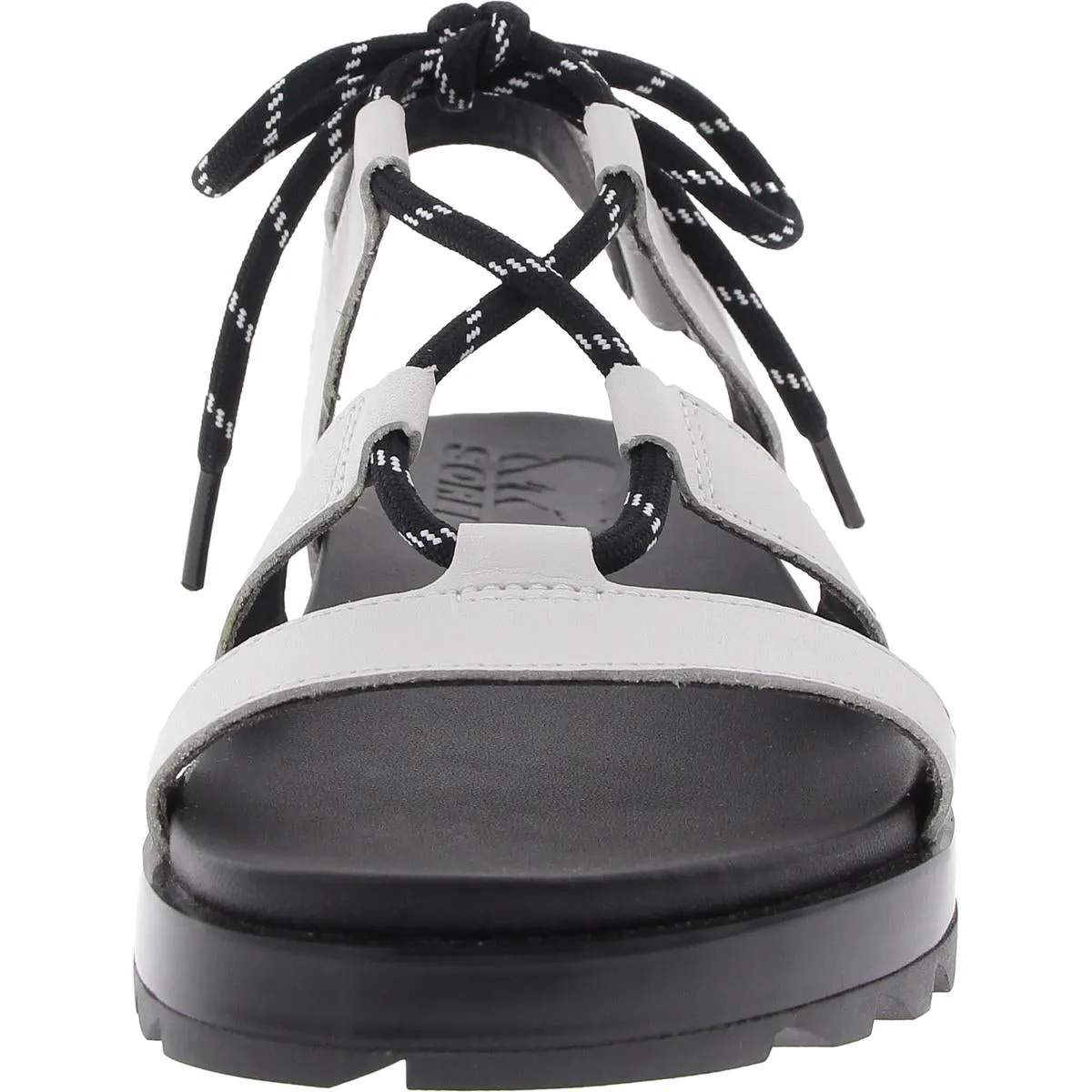 Roaming Womens Lace-Up Leather Slingback Sandals