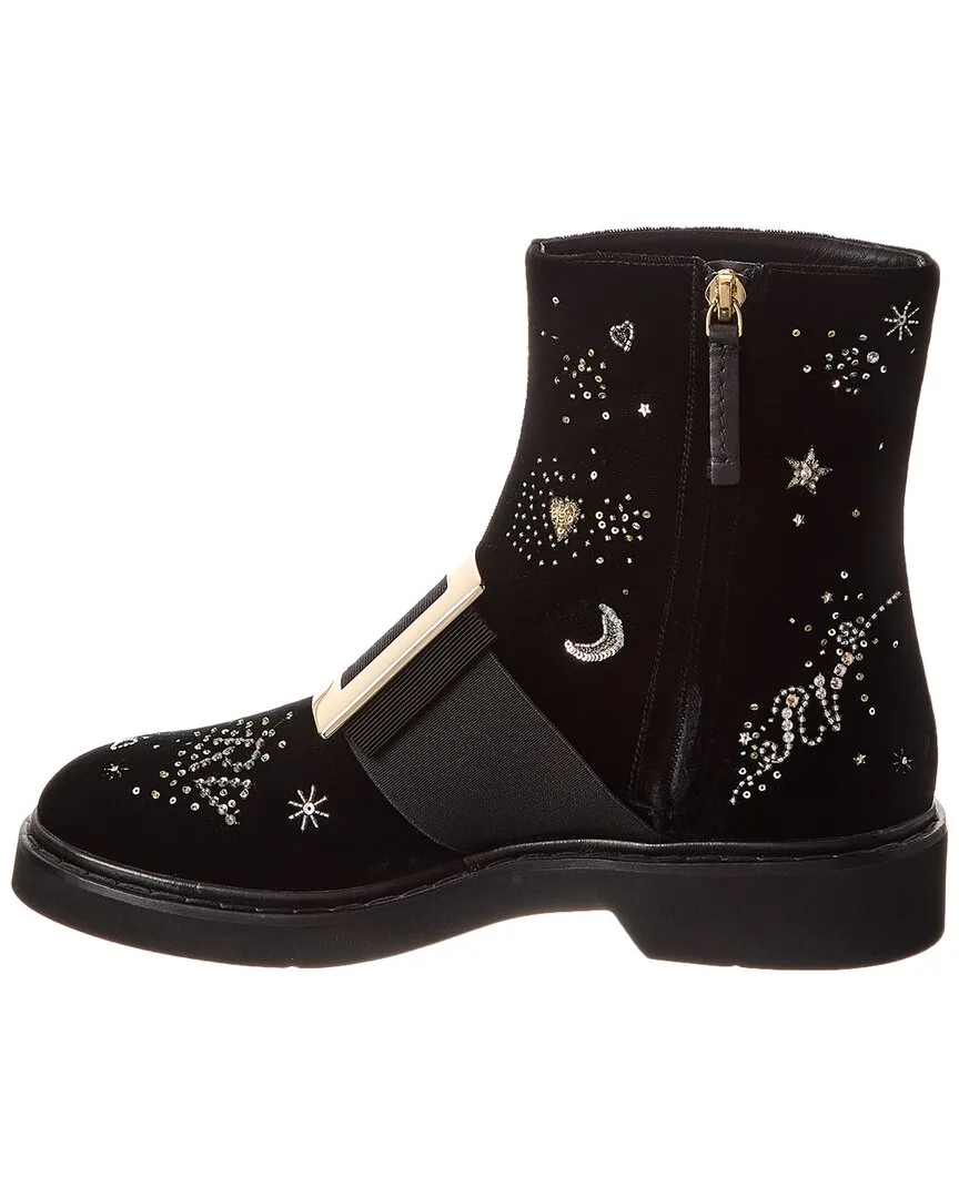 Roger Vivier Velvet Boot