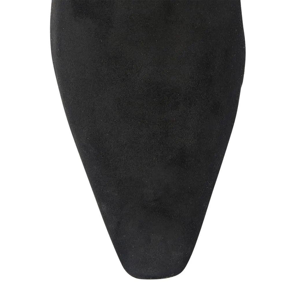 Rogue Boot in Black Suede