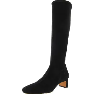 Saira Womens Zipper Knee-High Boots