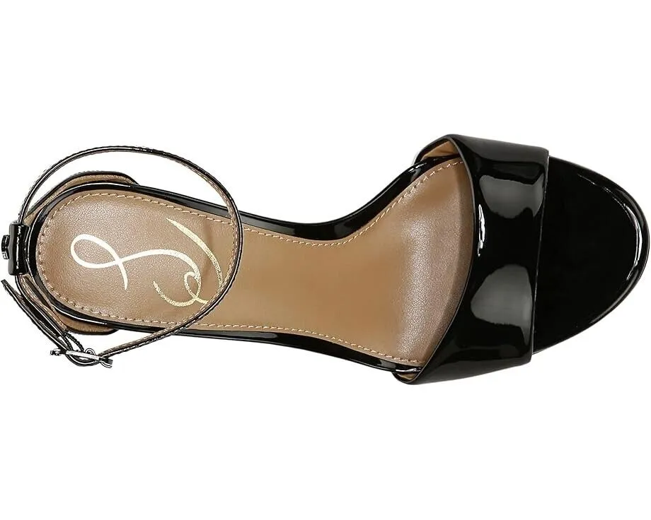 Sam Edelman Robyn Sandal Women's 11 Black Leather Ankle Strap Block Heel ZPO1890
