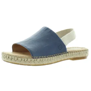 San Isabel Womens Leather Slip On Slingback Sandals