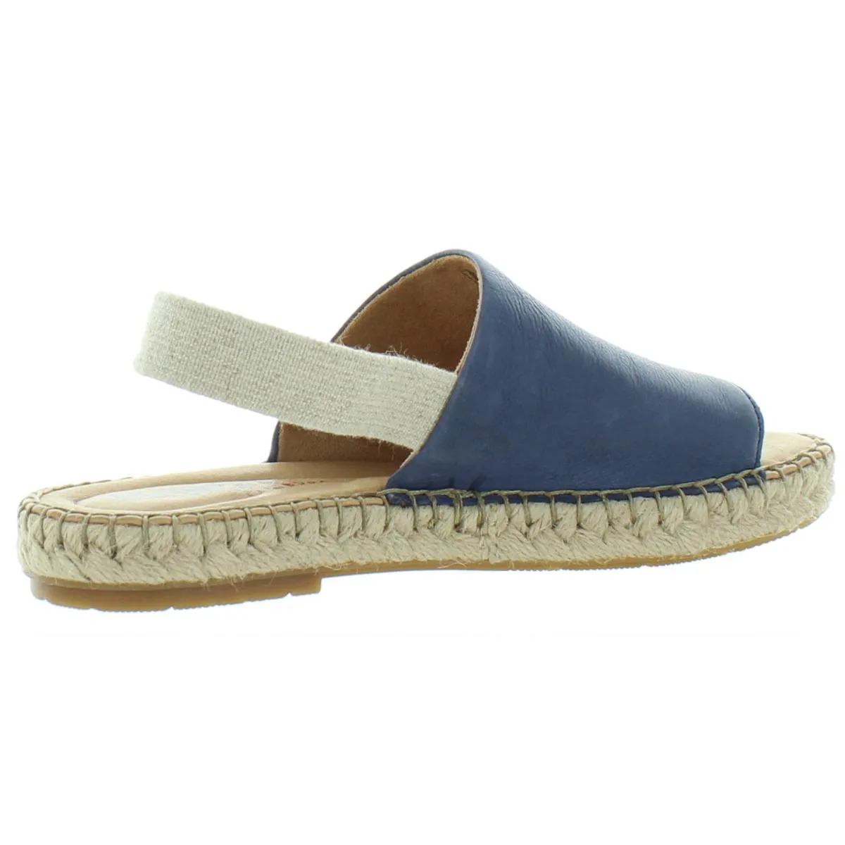San Isabel Womens Leather Slip On Slingback Sandals