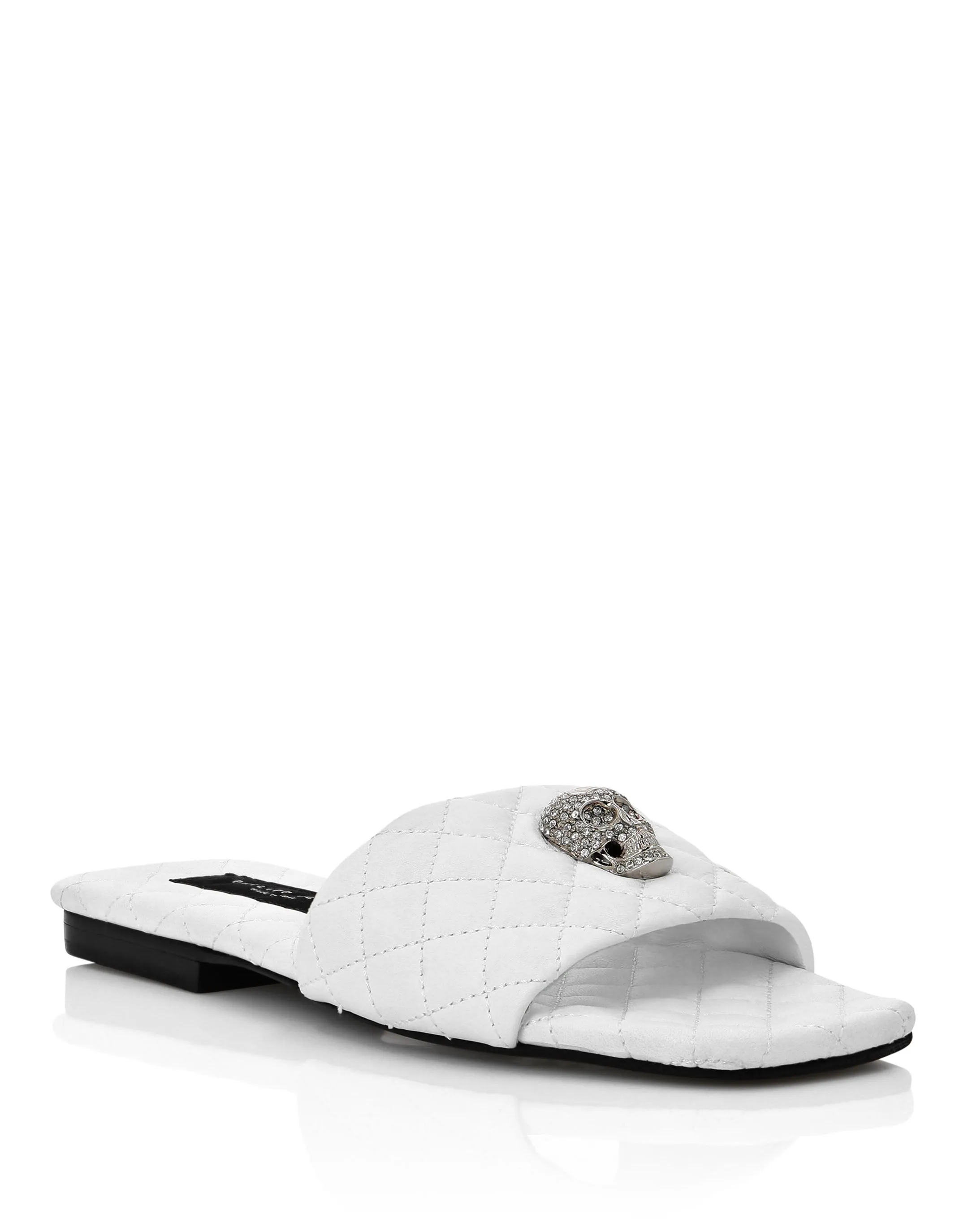 Sandals Flat Crystal Skull