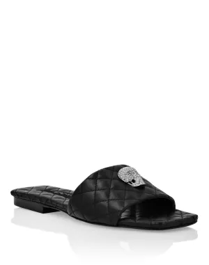 Sandals Flat Crystal Skull
