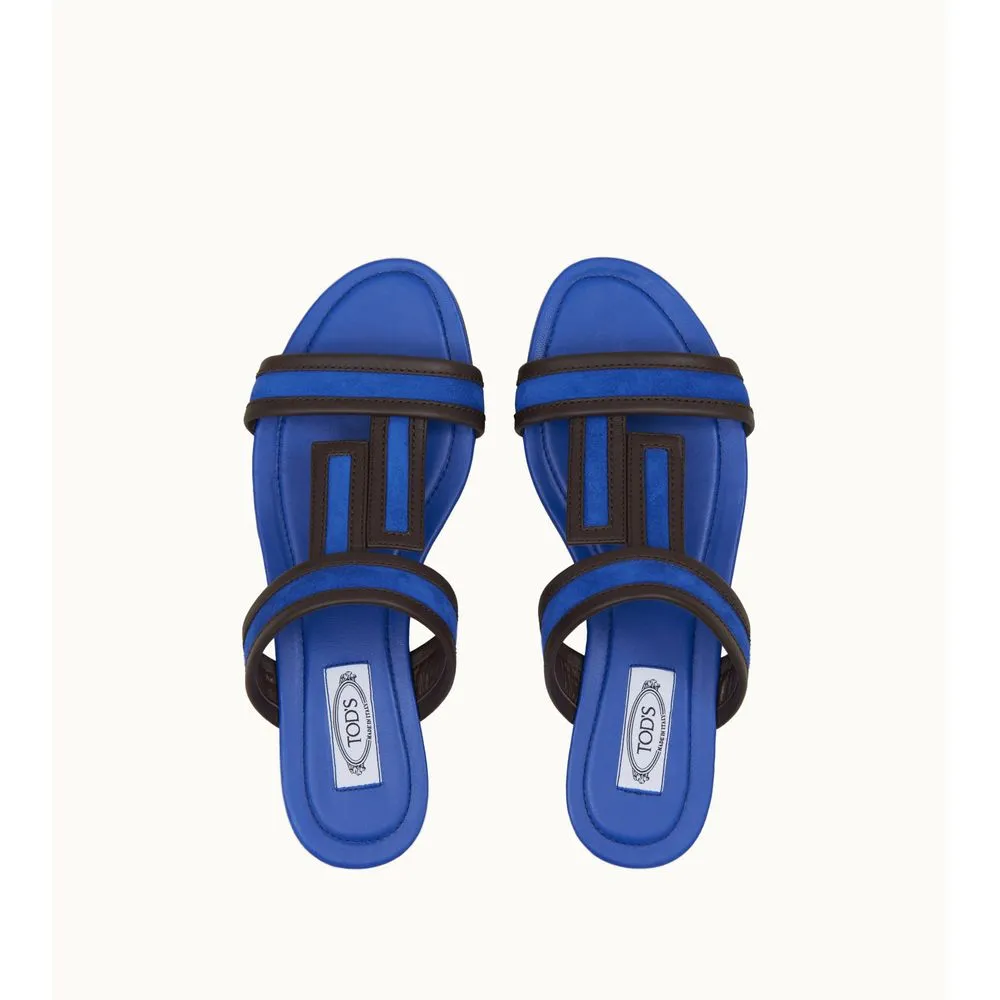 Sandals in Suede