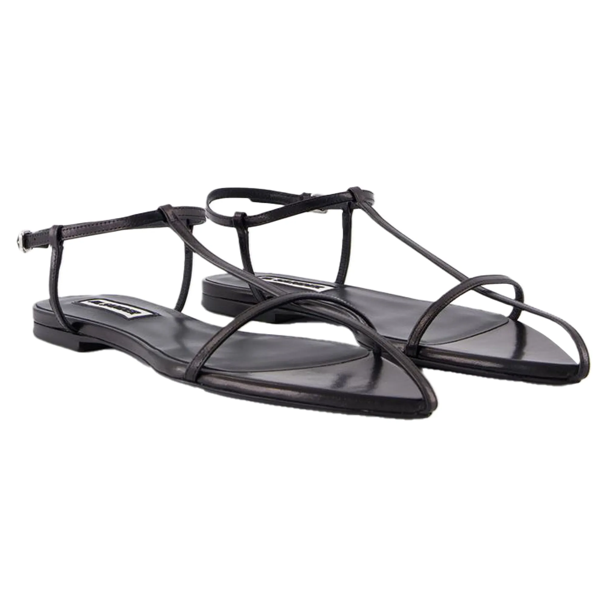 Sandals - Jil Sander - Leather - Black