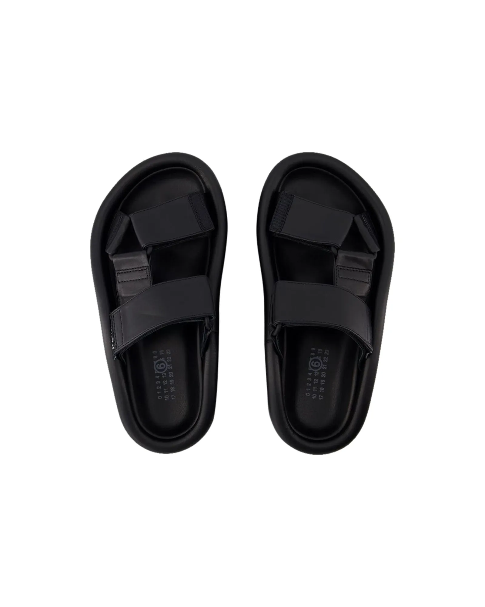 Sandals - MM6 Maison Margiela - Leather - Black