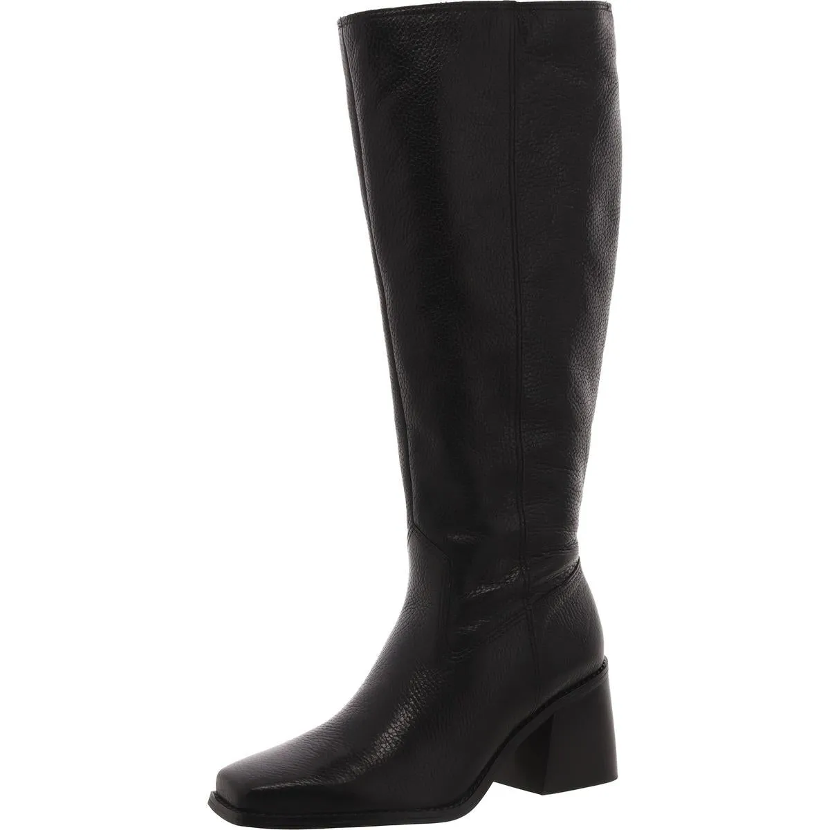 Sangeti 2 Womens Leather Wide Calf Knee-High Boots