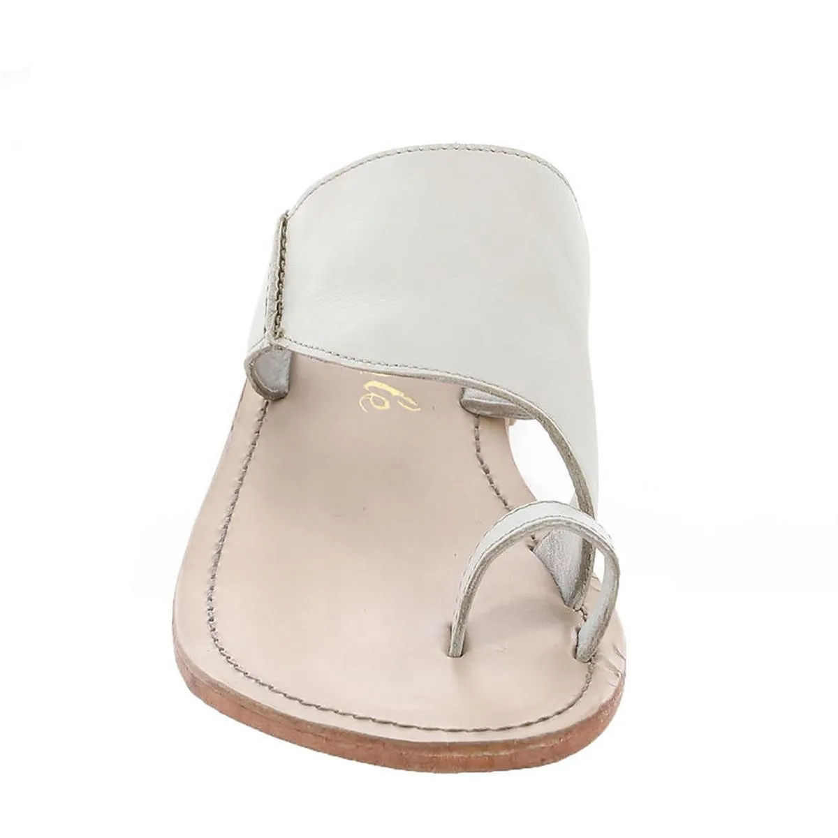 Sant Antoni Womens Leather Slip On Slide Sandals