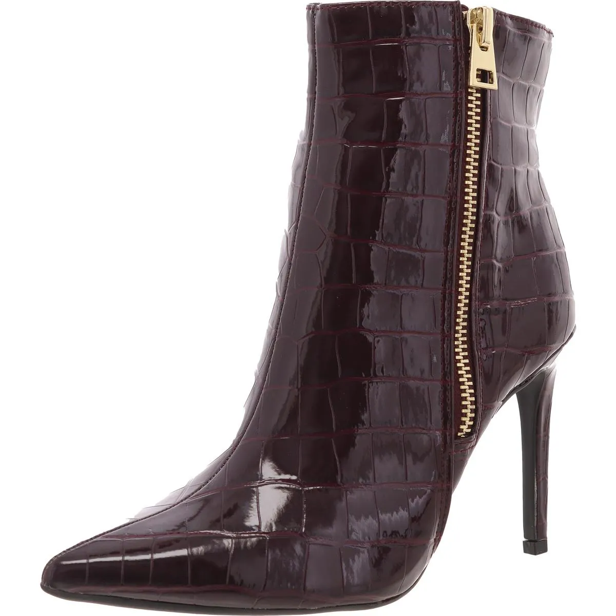 Sarishaa Womens Pointed Toe Heels Mid-Calf Boots