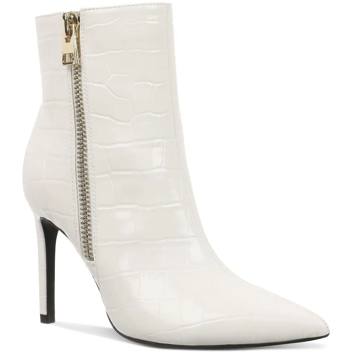 Sarishaa Womens Pointed Toe Heels Mid-Calf Boots