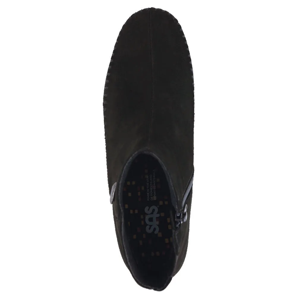 SAS Jade Bootie Onyx Nubuck (Women's)