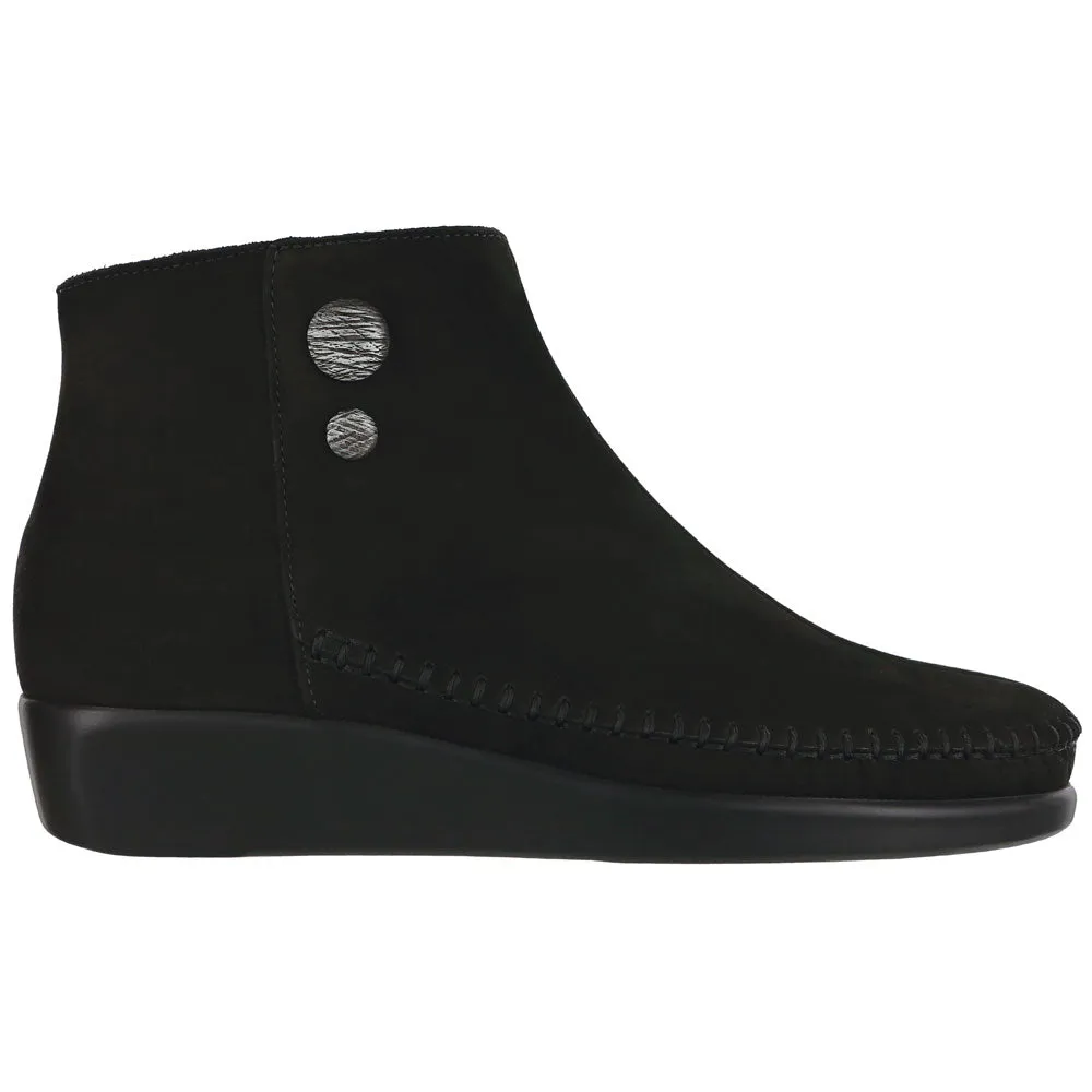 SAS Jade Bootie Onyx Nubuck (Women's)