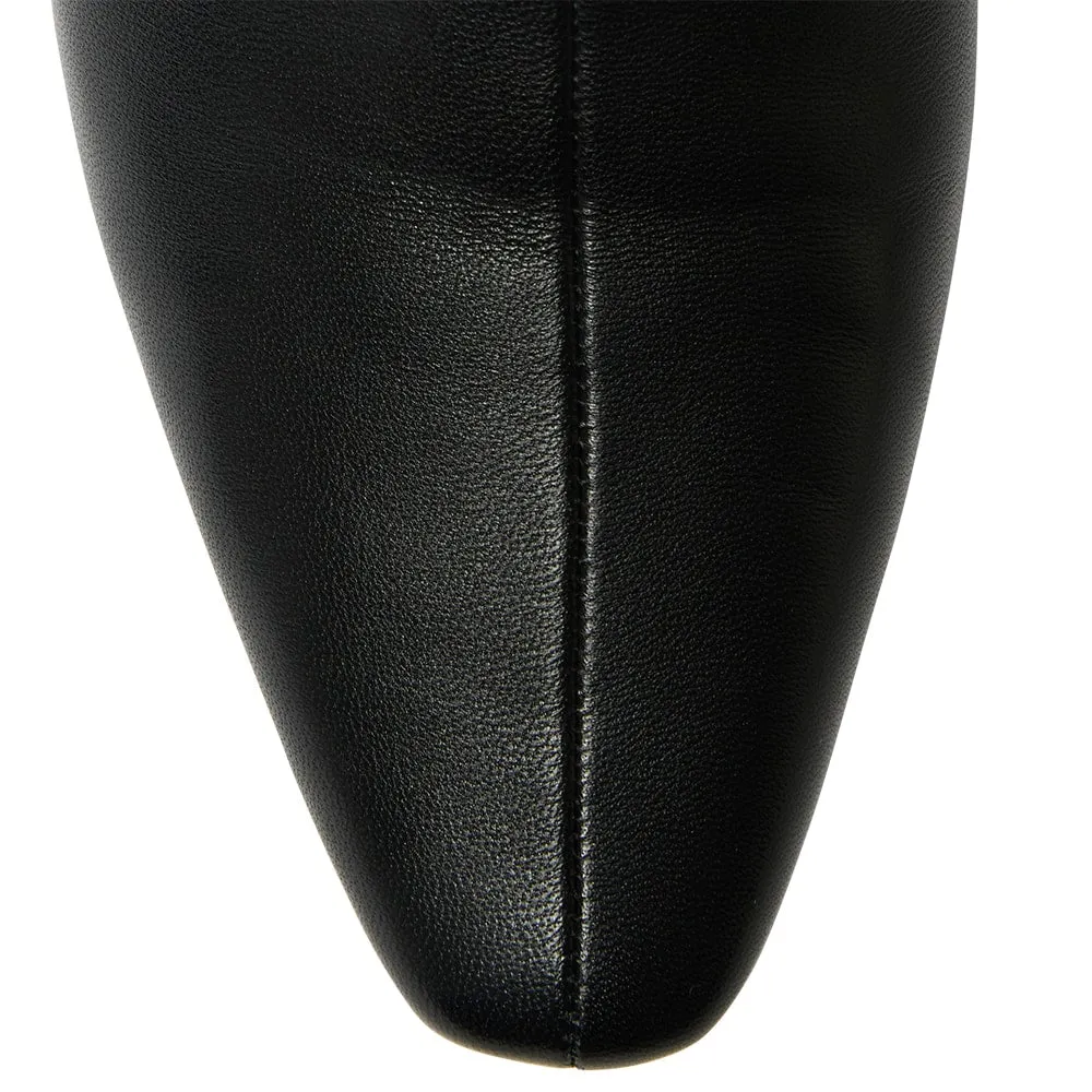 Seattle Boot in Black Leather