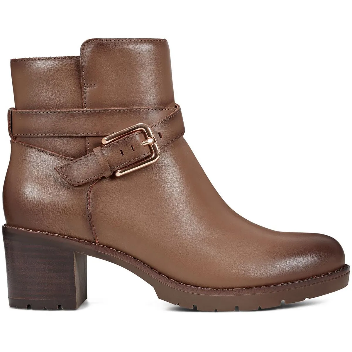 SECANTRELL Womens Buckle Leather Booties