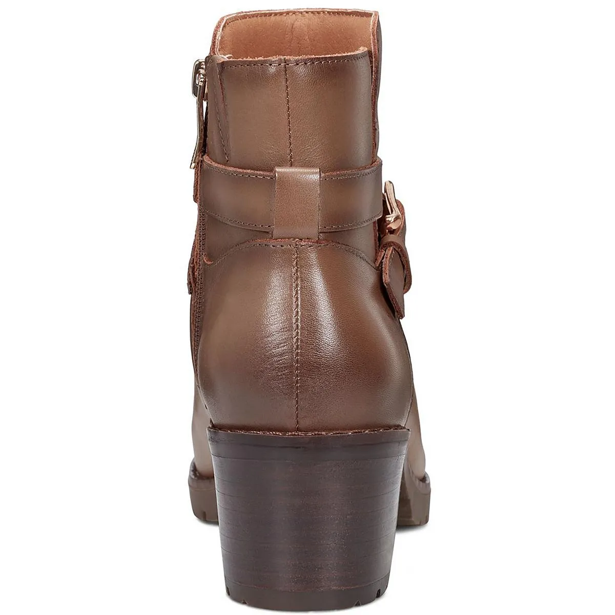 SECANTRELL Womens Buckle Leather Booties