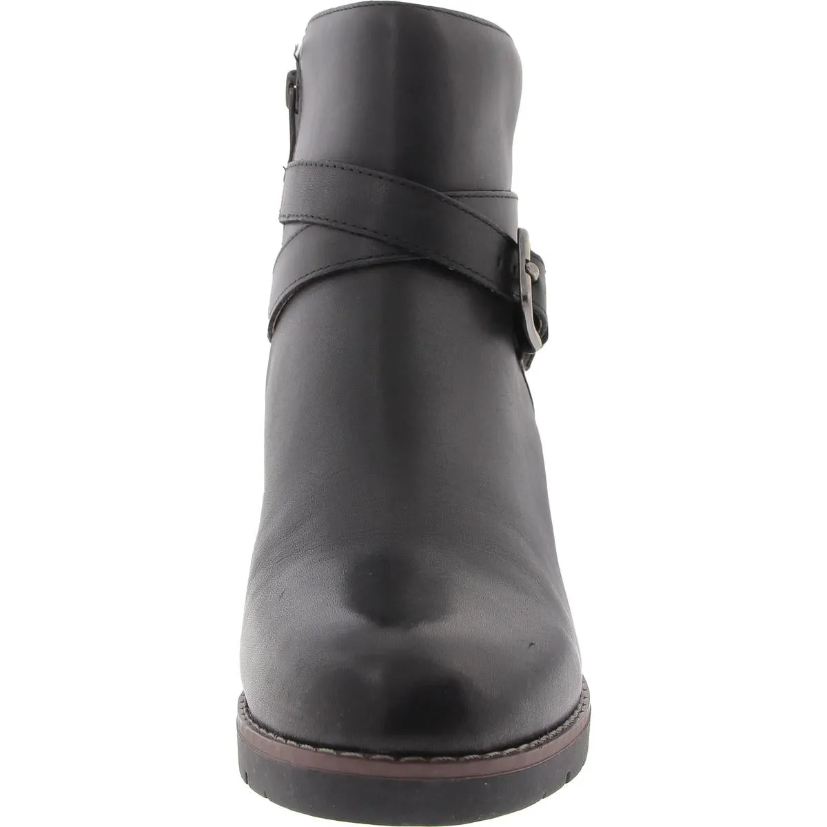 SECANTRELL Womens Buckle Leather Booties