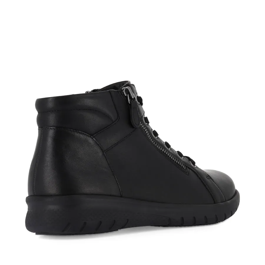 SHAUNAT XF - BLACK LEATHER