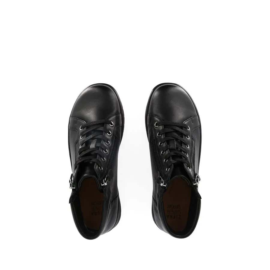 SHAUNAT XF - BLACK LEATHER
