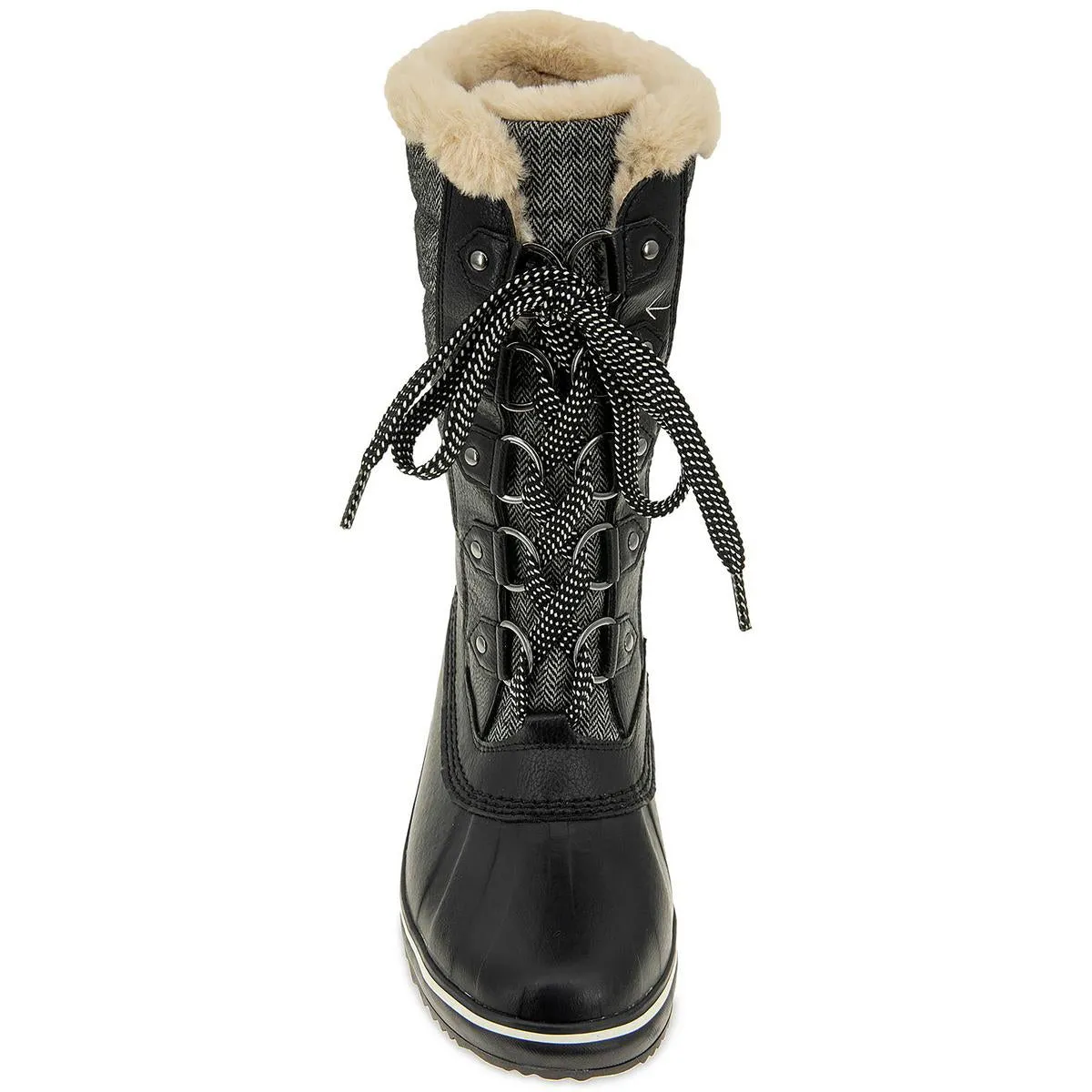 Siberia Womens Faux Leather Cold Weather Winter & Snow Boots