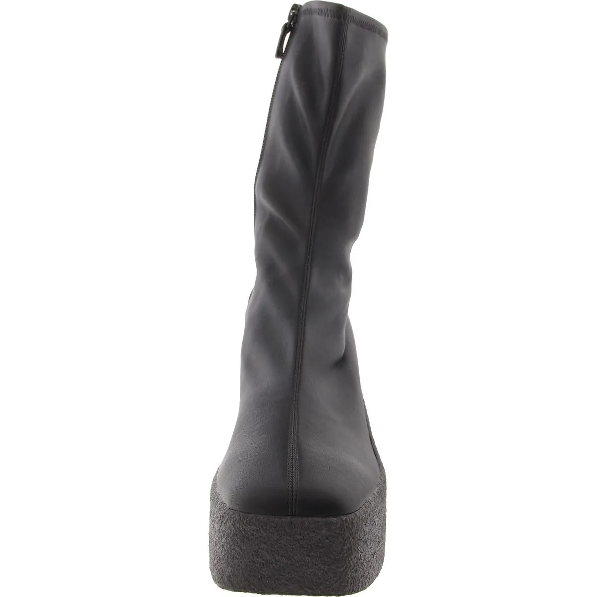 Skyla Womens Zipper Mid-Calf Boots