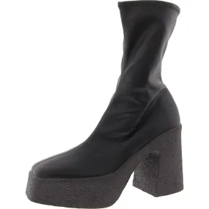 Skyla Womens Zipper Mid-Calf Boots