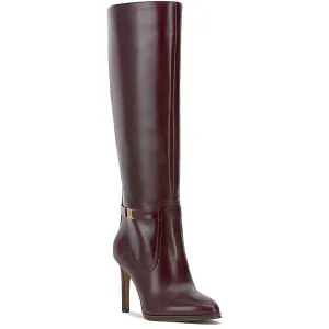 Skylie 4 Womens Leather Extra Wide Calf Knee-High Boots