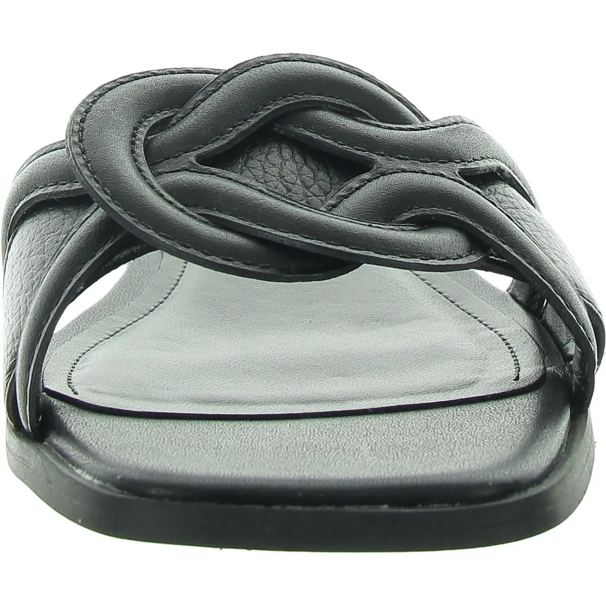 Sloane Flat Sandal Womens Criss-Cross Manmade Slide Sandals