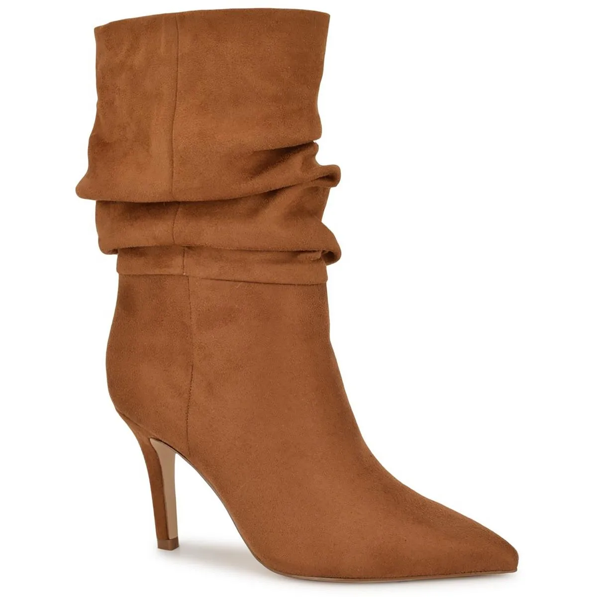 Slouch 2 Womens Slouchy Pointed Toe Mid-Calf Boots