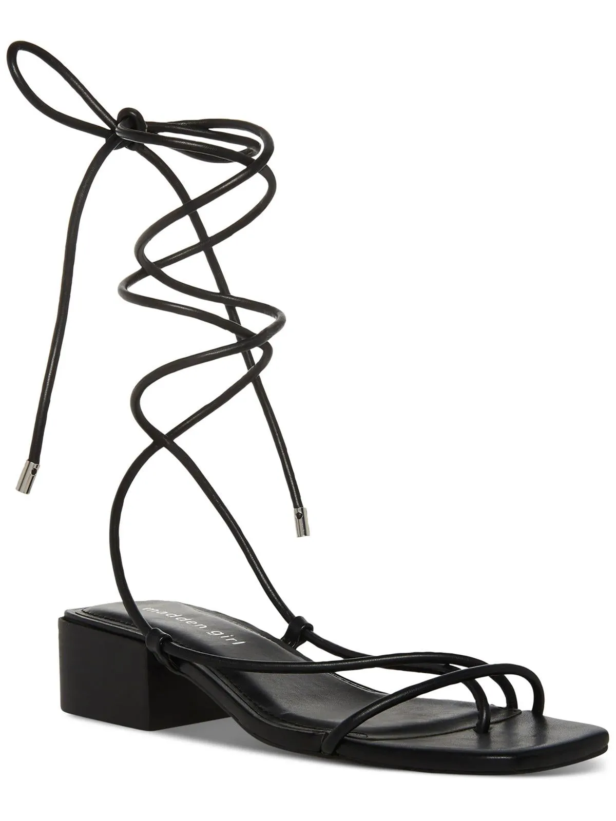 Sorrin Womens Faux Leather Toe Loop Lace-Up