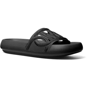Splash Slide Womens Embellished Rubber Slide Sandals