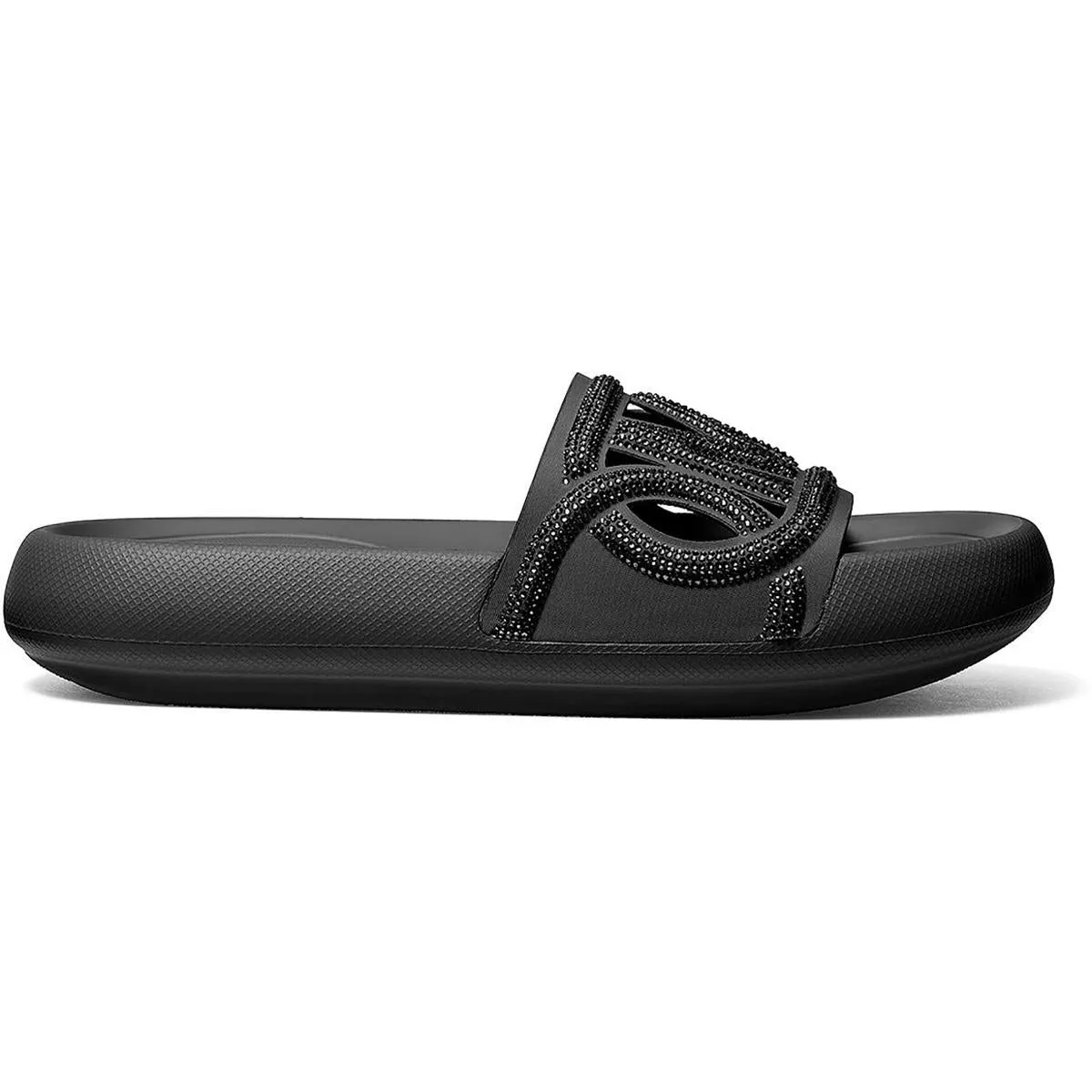 Splash Slide Womens Embellished Rubber Slide Sandals
